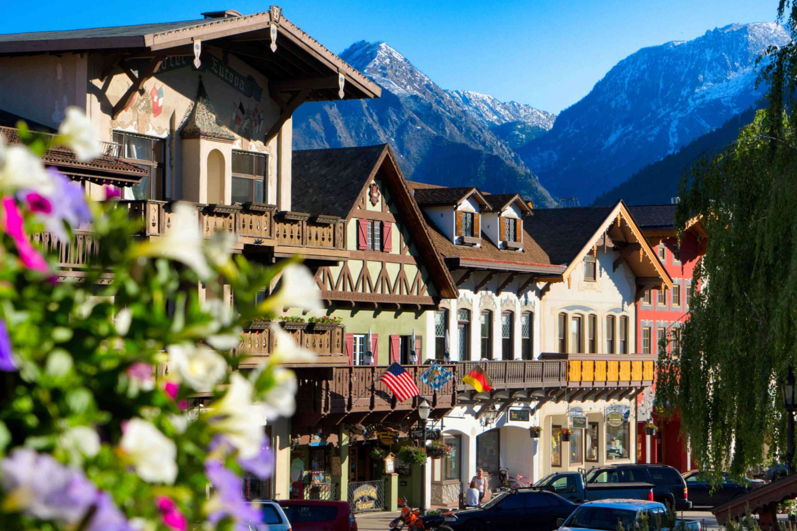 Leavenworth Deutsche Stadt in Washington