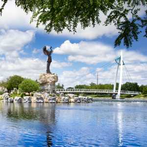 Keeper of the Plains in Wichita Kansas