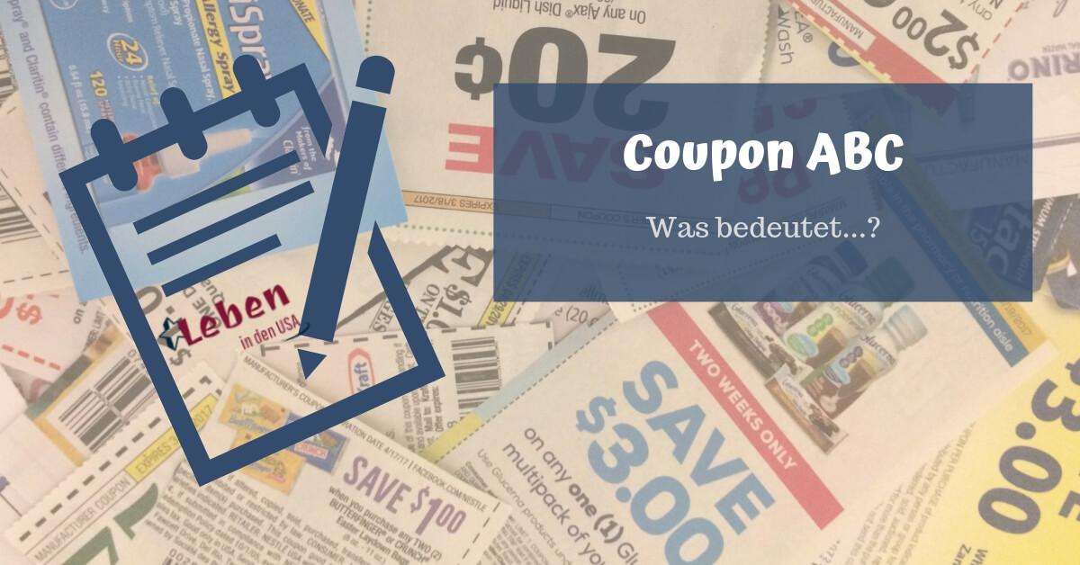 Liste mit Begriffen und Abkürzungen zum Couponing in den USA