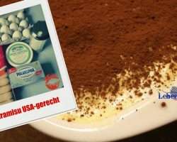 Rezept um Tiramisu guenstig zu machen auch mit Zutaten in den USA