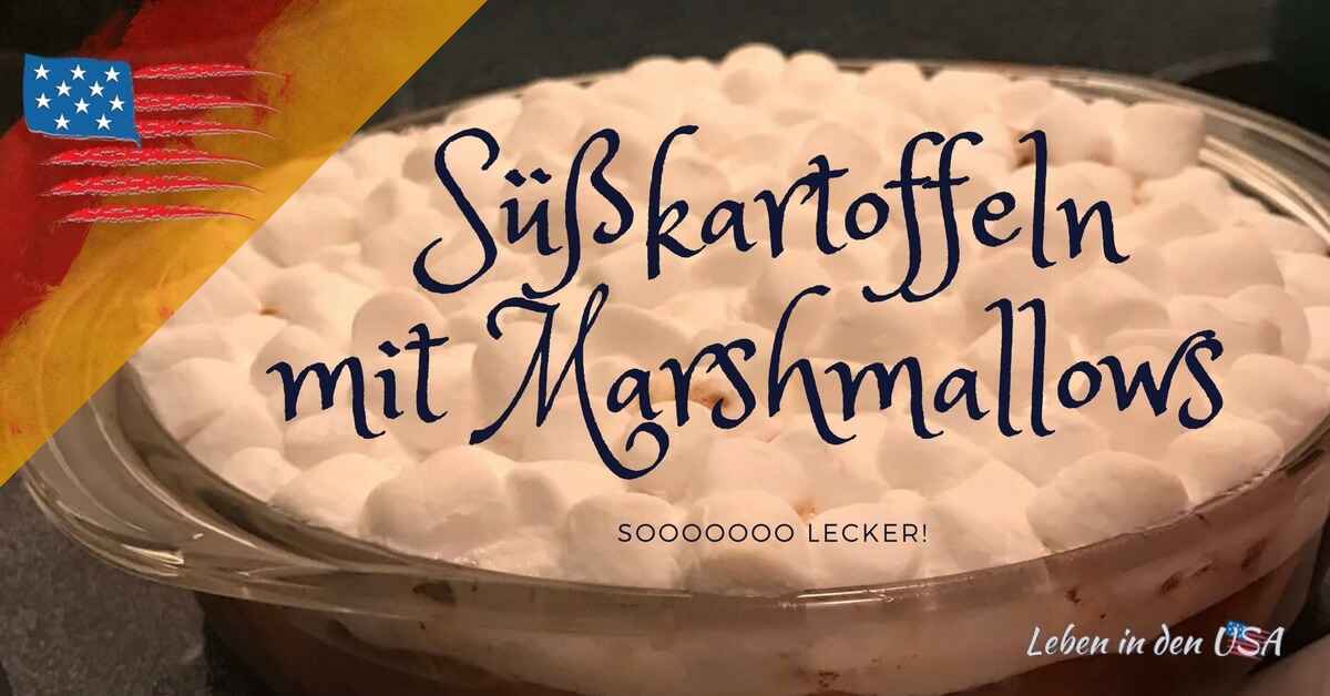 Rezept aus den USA für Yams mit Marshmallows