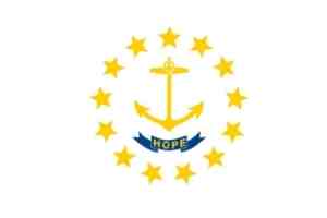 Rhode Island Flagge