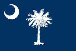 South Carolina Flagge