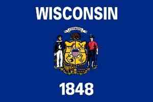 Wisconsin Flagge