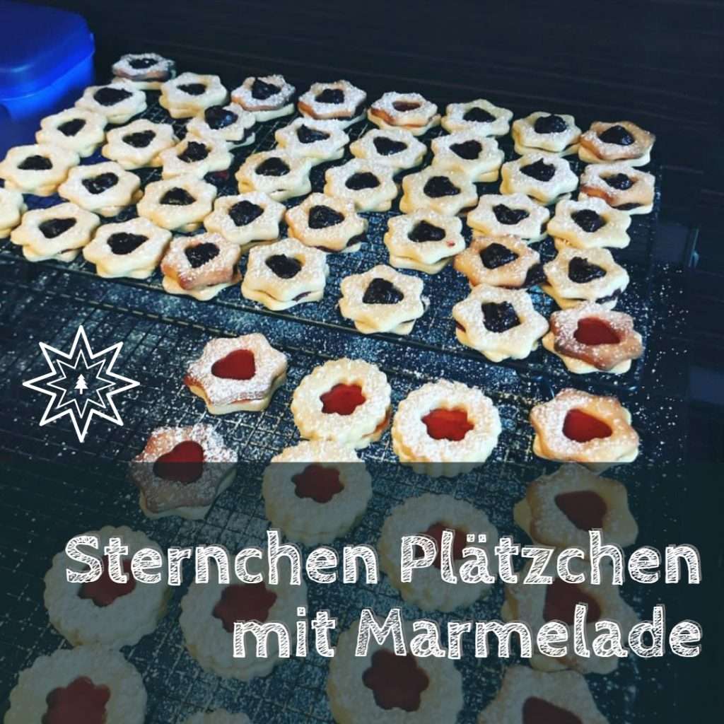 Sternchen Plätzchen mit Marmelade Rezept