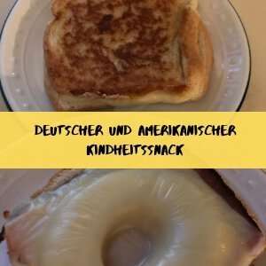 Deutscher und amerikanischer Kindheitssnack